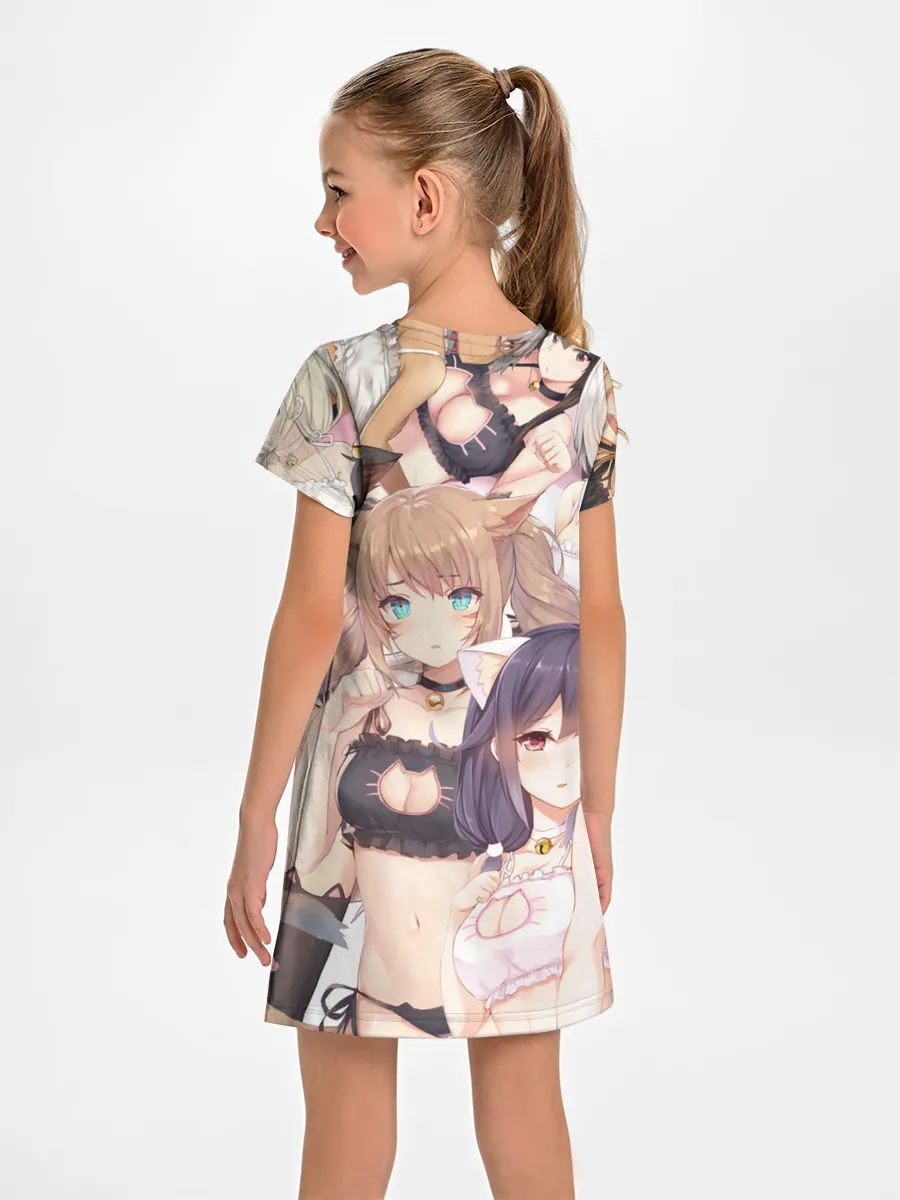 Детское платье / Девушки в купальниках