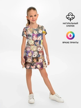 Детское платье / MANY FACES OF AHEGAO! color