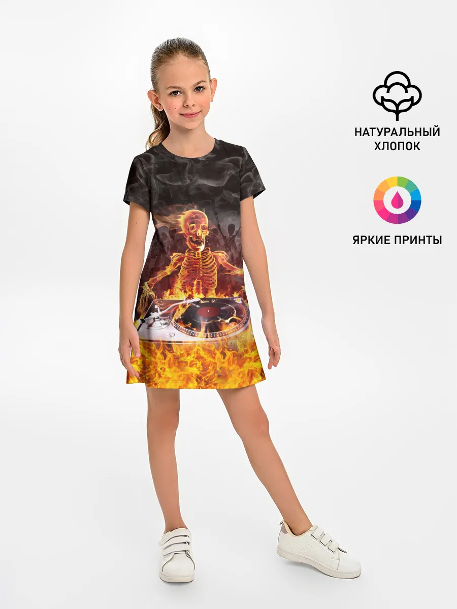 Детское платье / Вечеринка у скелетов