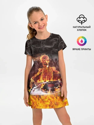 Детское платье / Вечеринка у скелетов