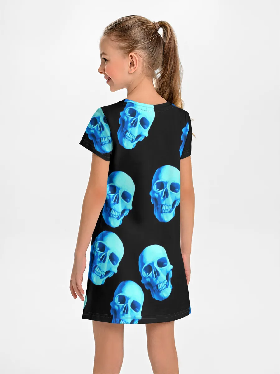 Детское платье / Черепа стиль