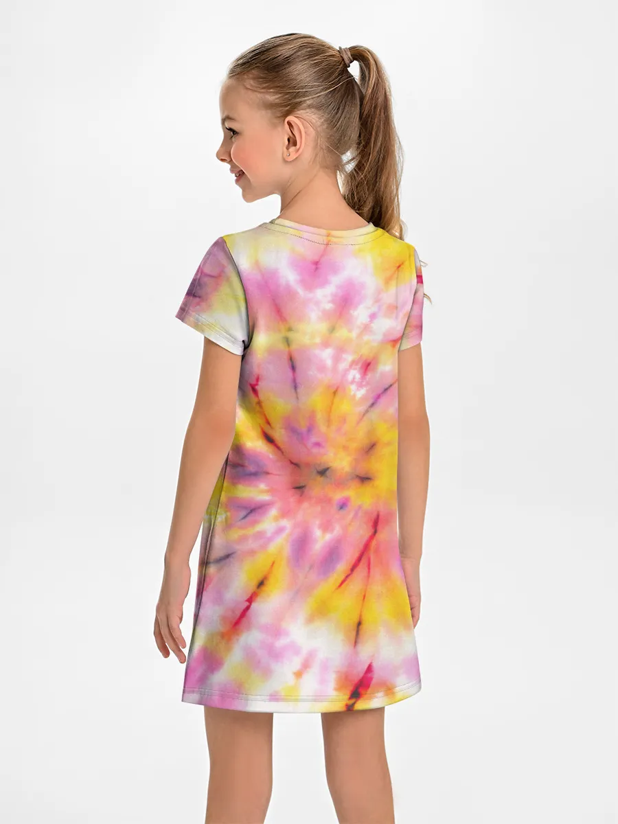 Детское платье / Rolling Stones tie-dye