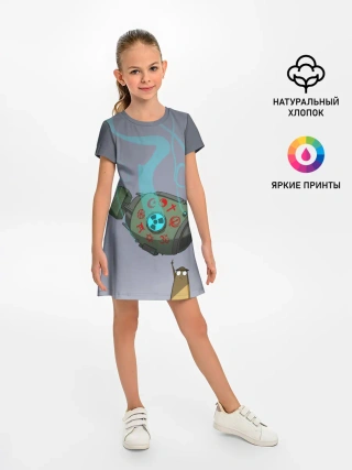 Детское платье / иди от сюда ракета