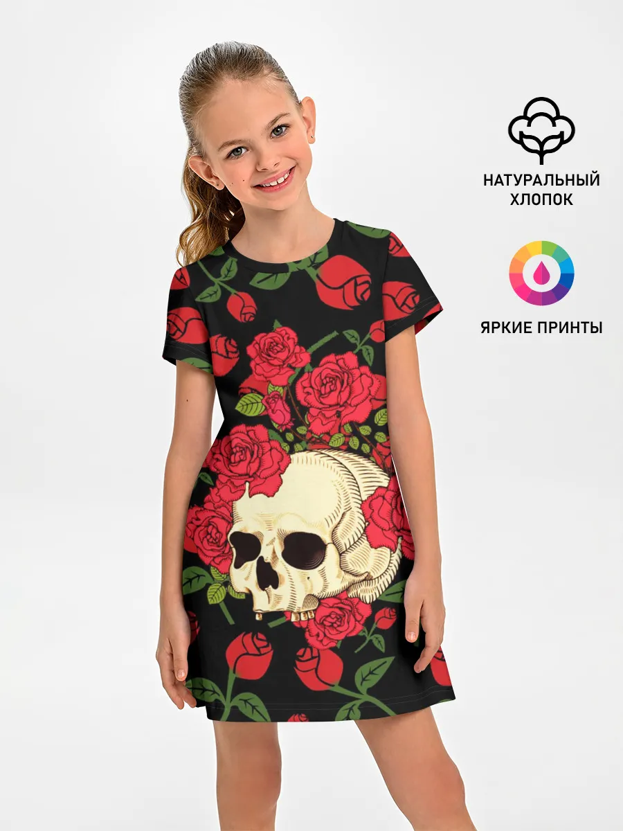 Детское платье / Skull | Roses