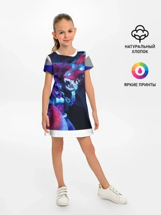 Детское платье / League of legends Akali KDA