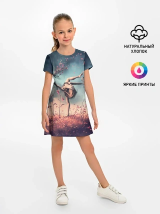 Детское платье / Танцующая с цветами ведьма