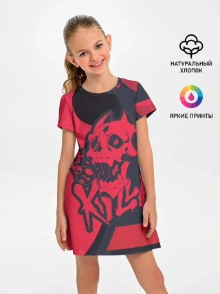 Детское платье / KILLA красная