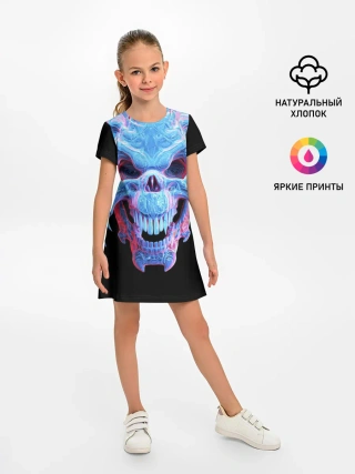 Детское платье / Череп Психоделика