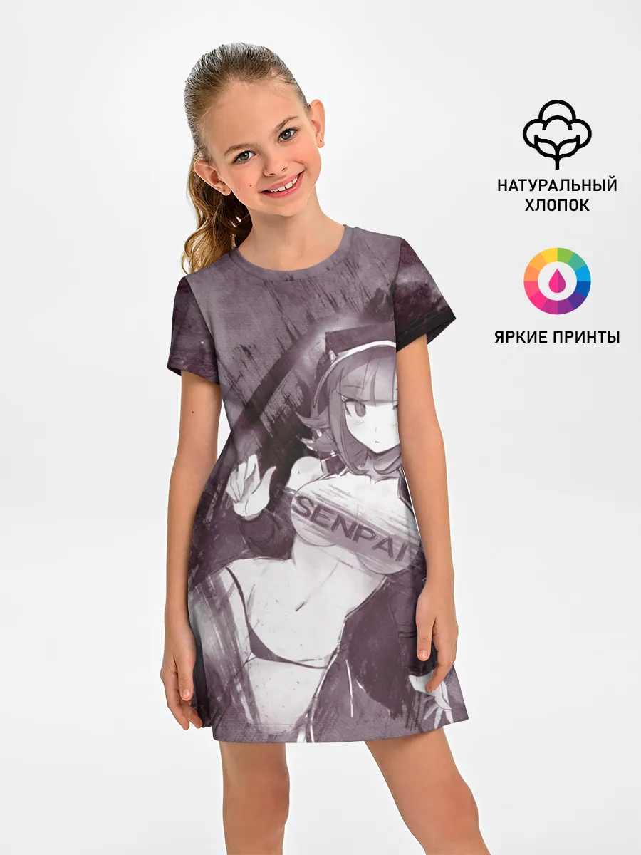 Детское платье / Danganronpa акварель