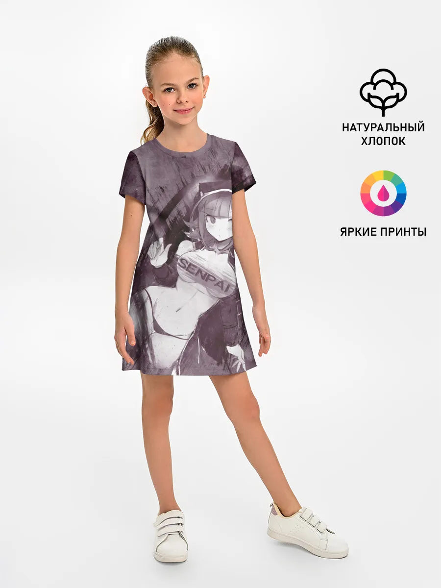 Детское платье / Danganronpa акварель