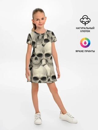 Детское платье / Черепа