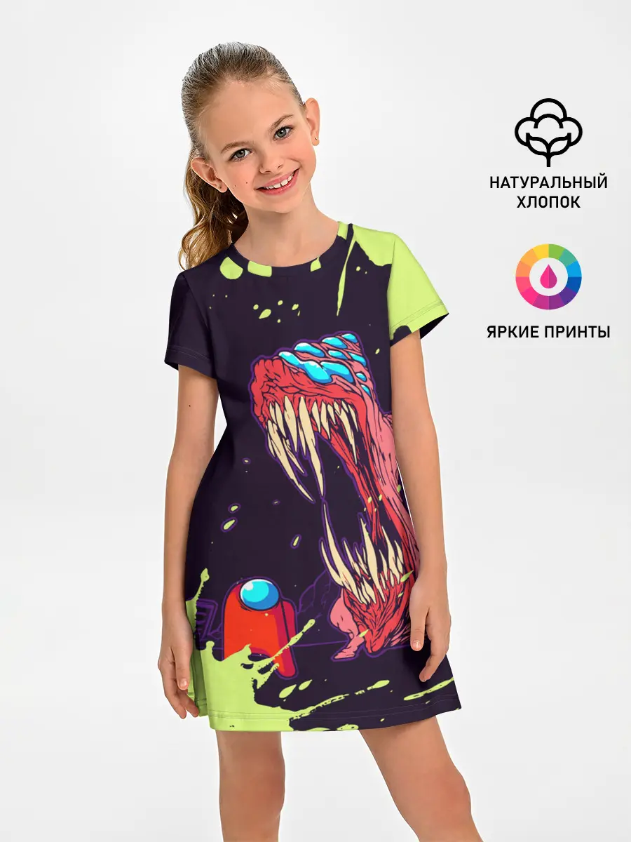 Детское платье / AMONG US - MONSTER