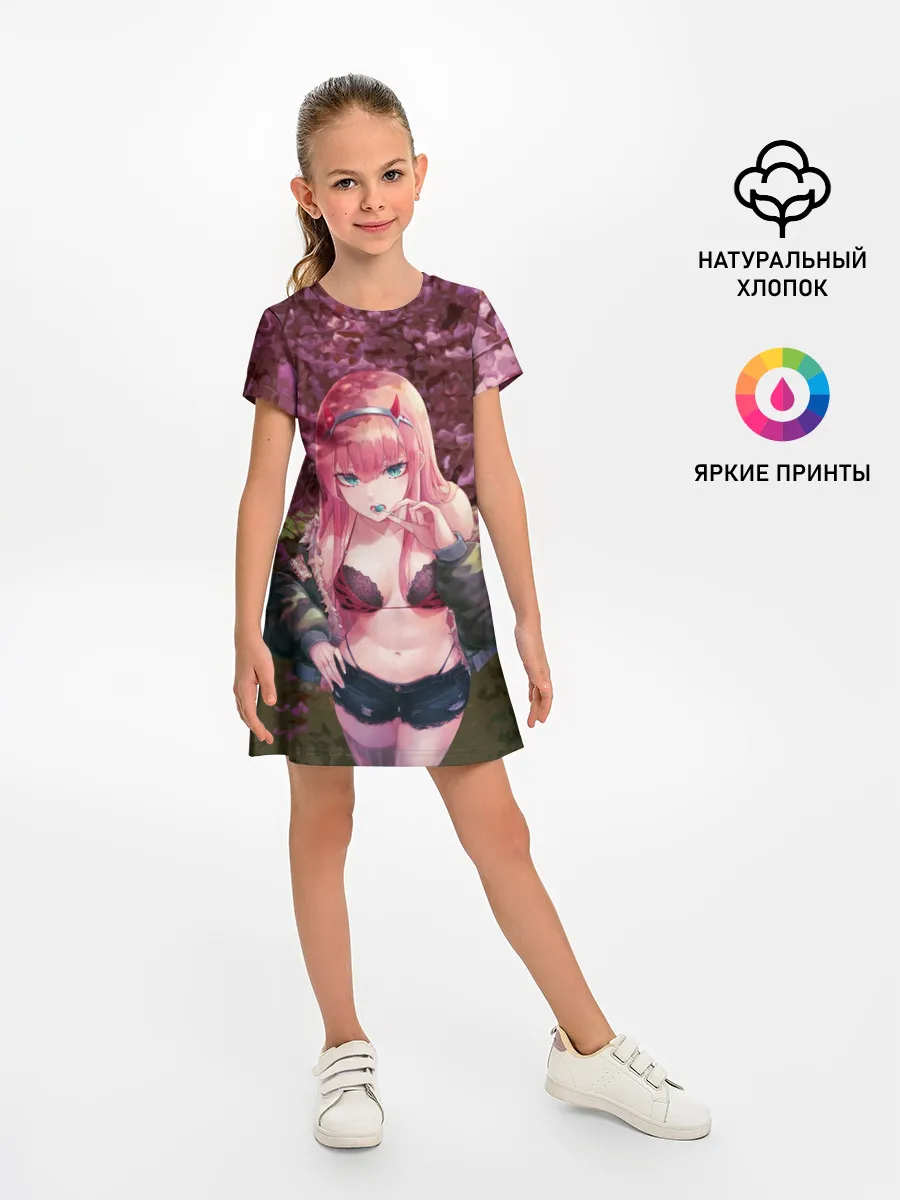 Детское платье / Zero Two Сад сакуры