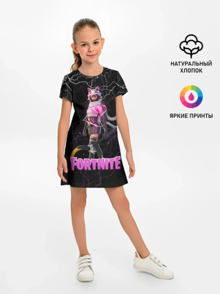 Детское платье / Vi Fox Fortnite