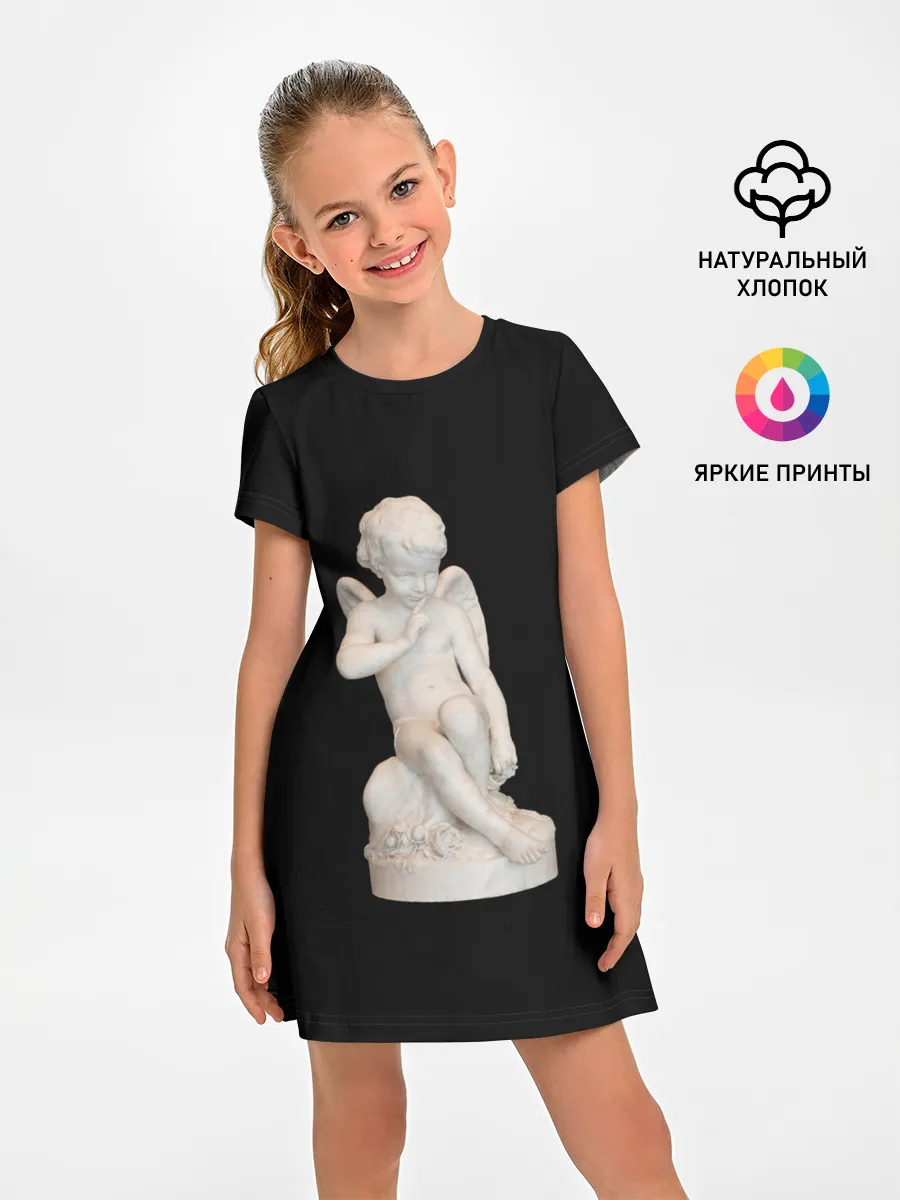 Детское платье / Амур Купидон грозящий