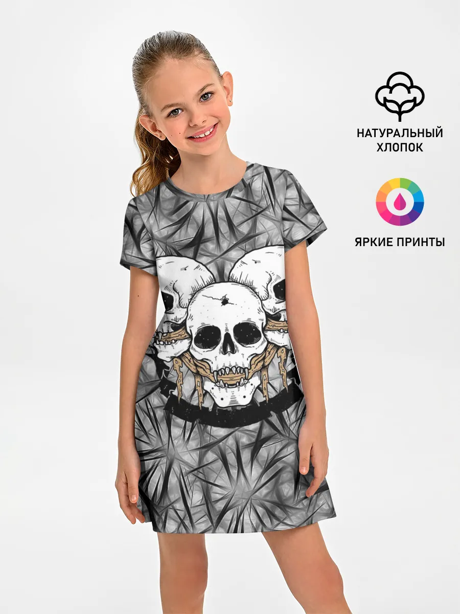 Детское платье / Черепа