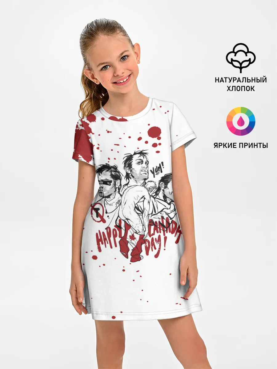 Детское платье / HAPPY CANADA DAY
