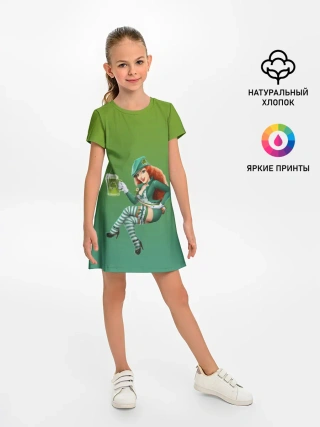 Детское платье / девушка вечеринка на Патрика