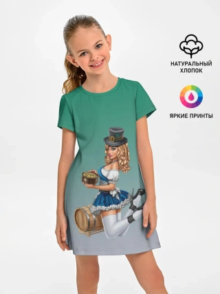 Детское платье / официантка горшок золота