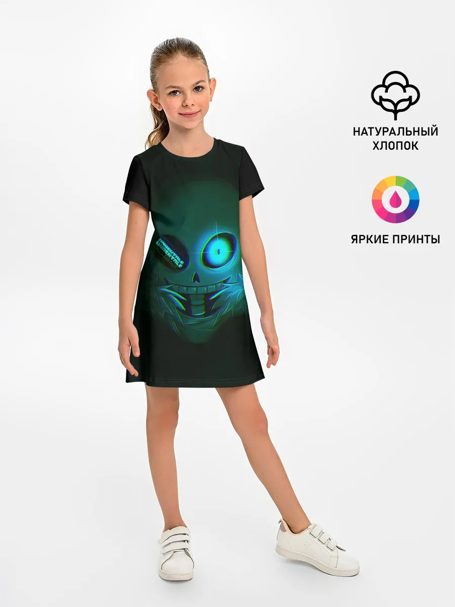 Детское платье / Undertale Sans | Glitch