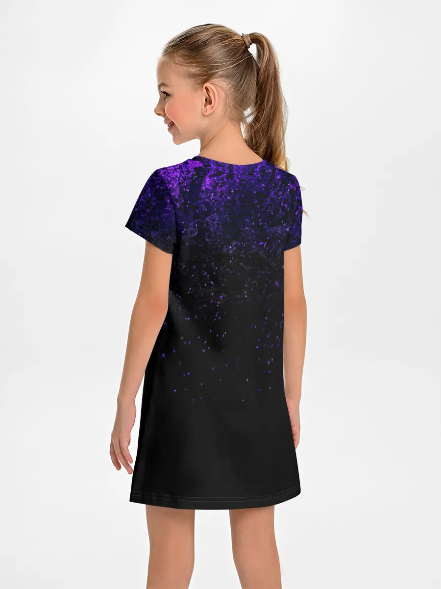Детское платье / Kaneki Ken фиолетовый верх