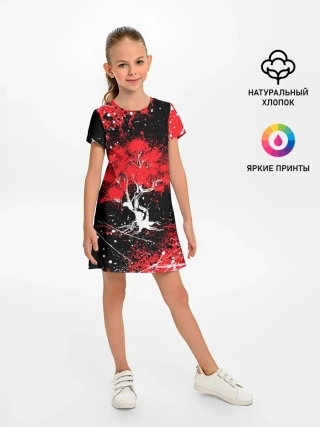 Детское платье / САКУРА | SAKURA | ВИШНЯ