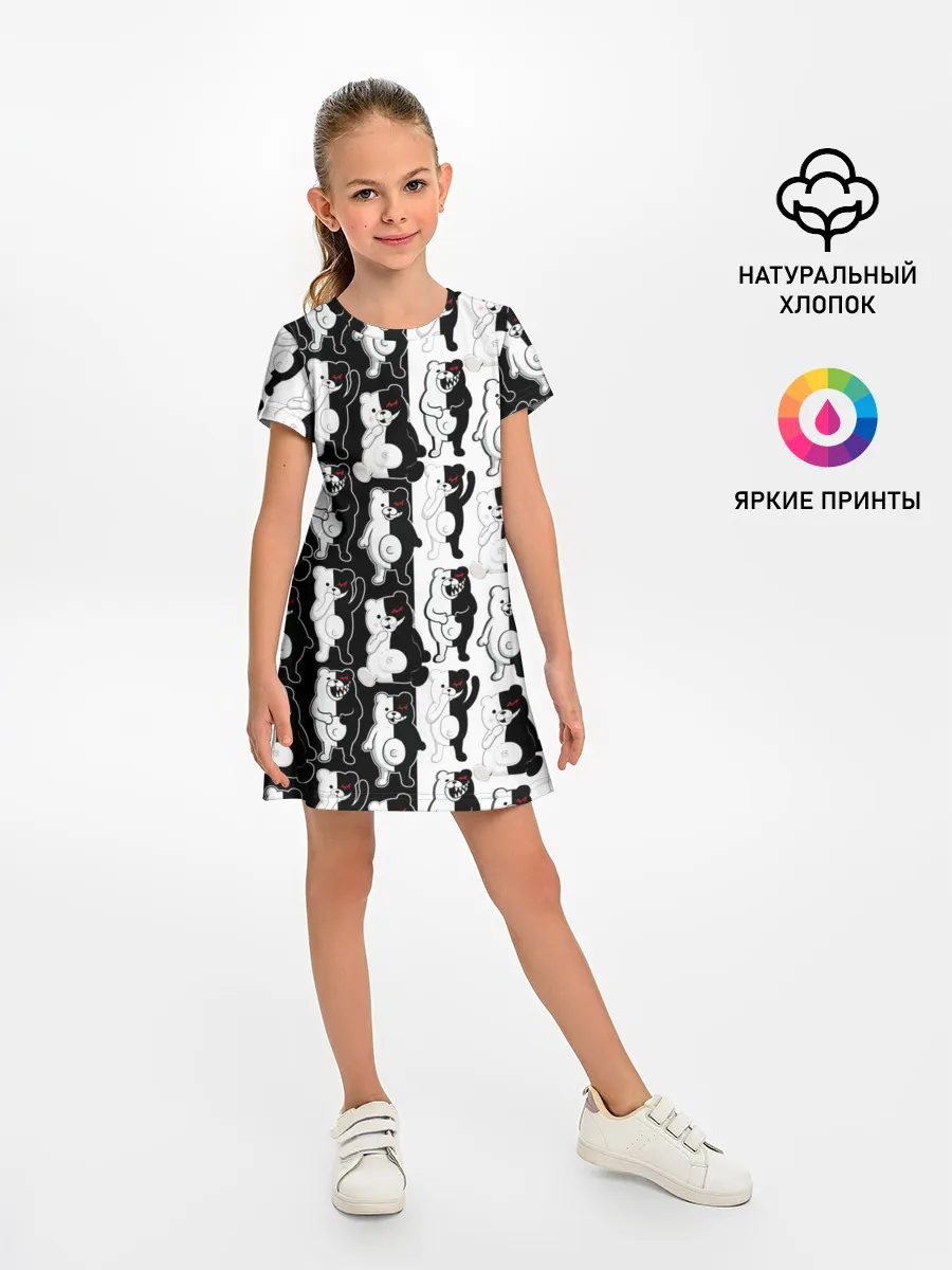 Детское платье / MONOKUMA / МОНОКУМА ПАТТЕРН