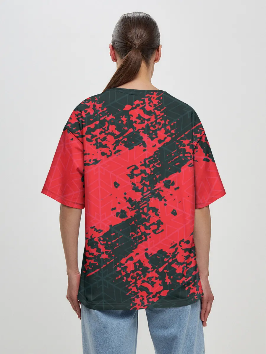 Женская футболка оверсайз / Mitsubishi