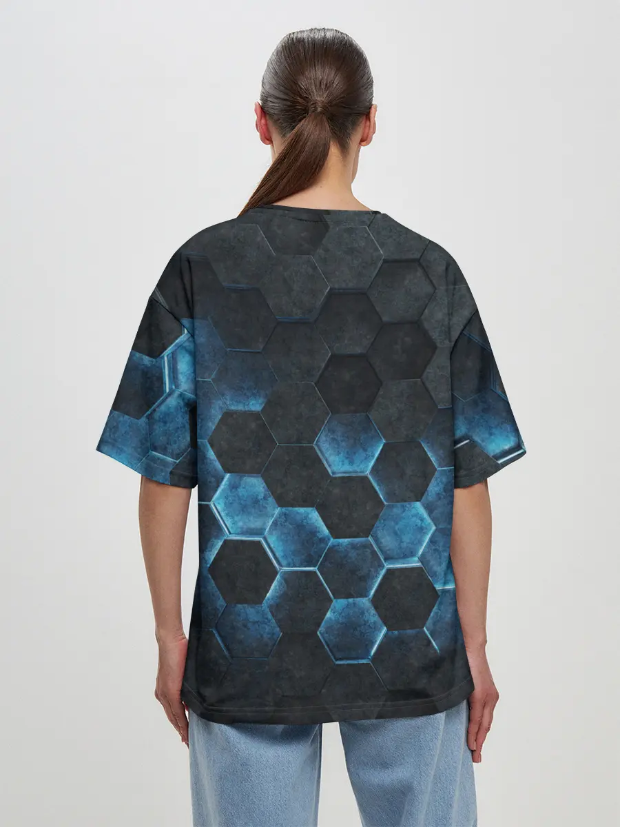 Женская футболка оверсайз / Detroit: Become Human