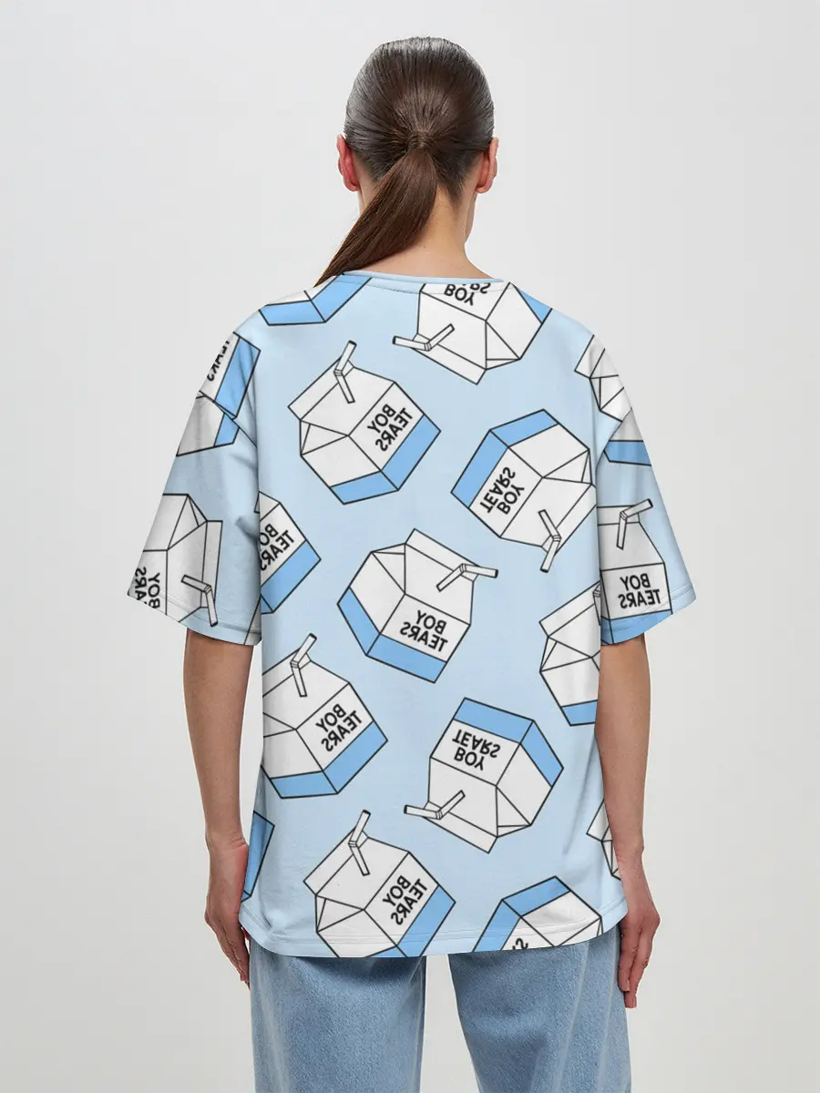 Женская футболка оверсайз / СЛЕЗЫ МАЛЬЧИКОВ