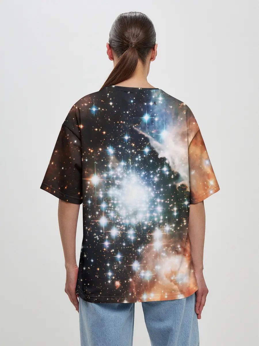 Женская футболка оверсайз / COSMO STAR