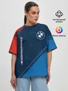 Женская футболка оверсайз / BMW / БМВ