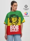 Женская футболка оверсайз / Bob Marley