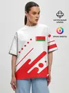 Женская футболка оверсайз / БЕЛАРУСЬ