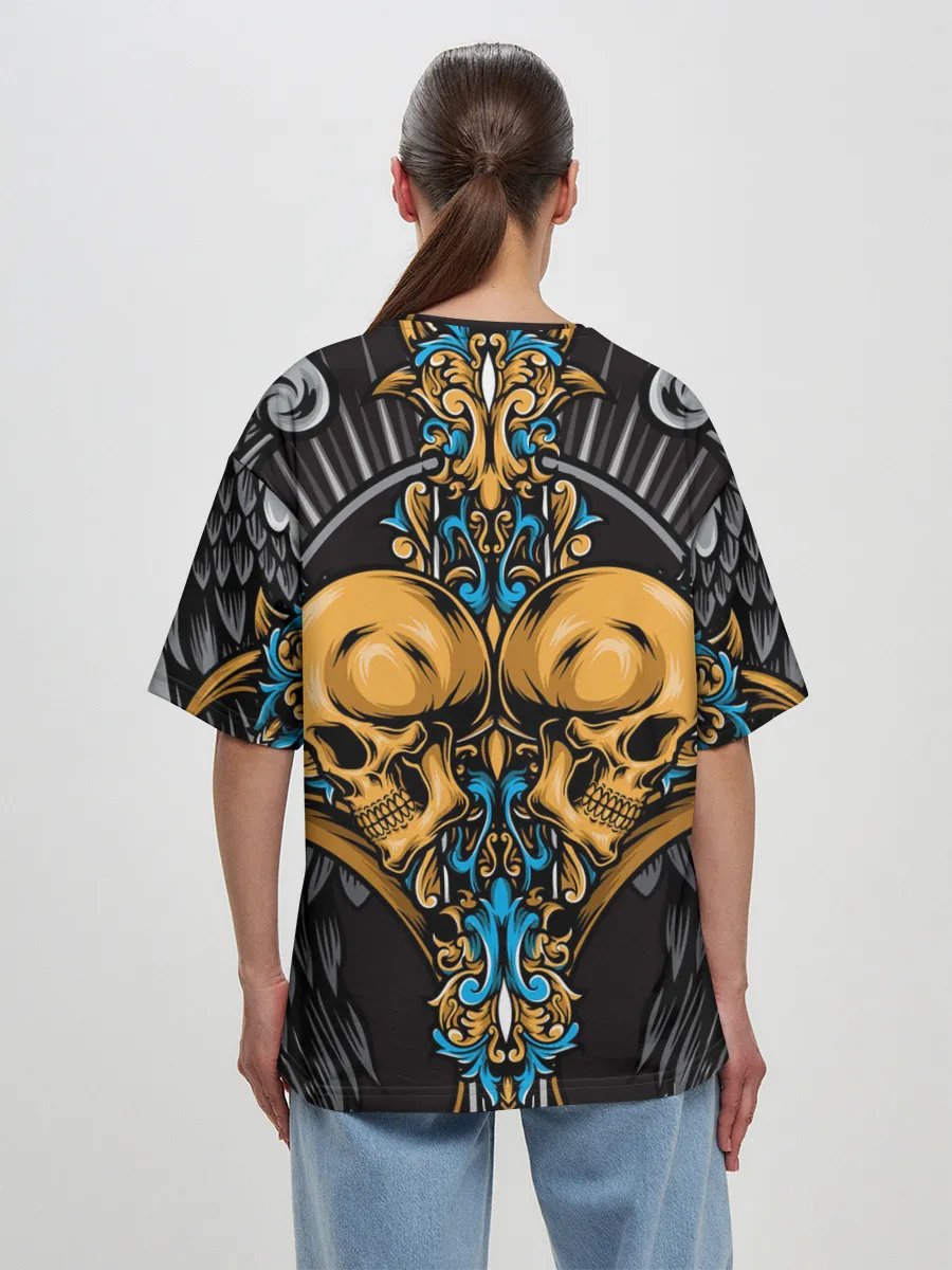 Женская футболка оверсайз / Metallica