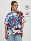Женская футболка оверсайз / PSG FC