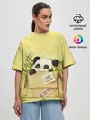 Женская футболка оверсайз / Заказывали Панду? ?