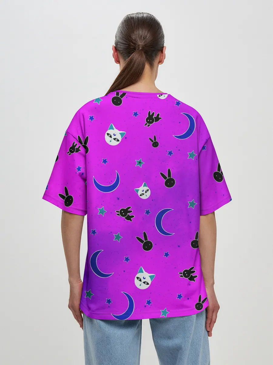 Женская футболка оверсайз / GOTHIC SAILOR MOON