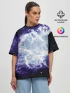 Женская футболка оверсайз / Galaxy