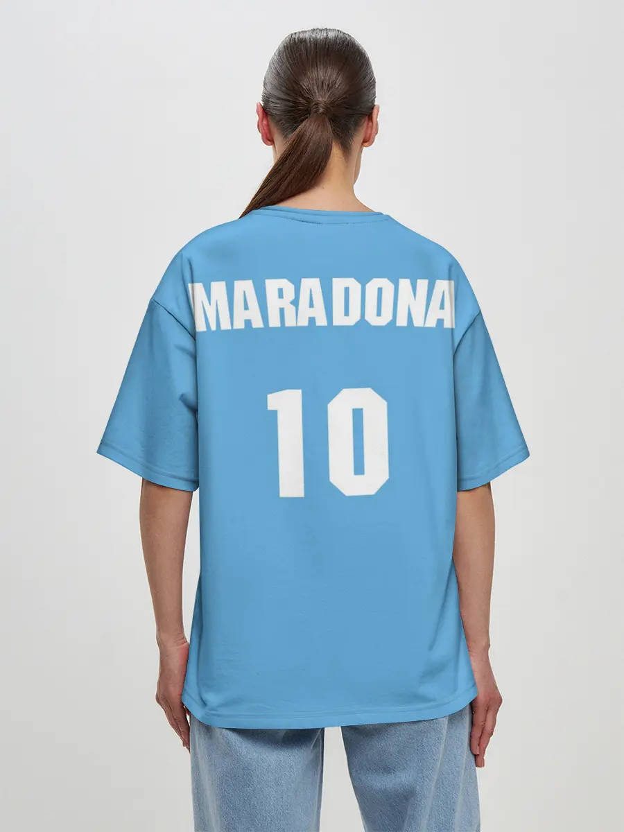 Женская футболка оверсайз / Форма Наполи