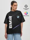 Женская футболка оверсайз / BMW