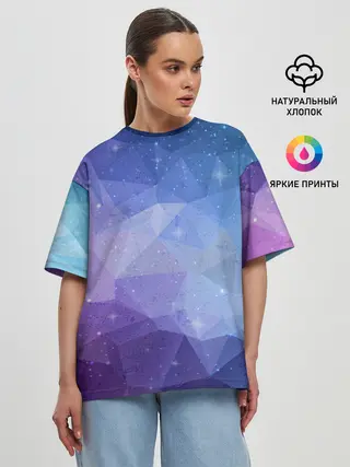 Женская футболка оверсайз / ПОЛИСКЕЙП