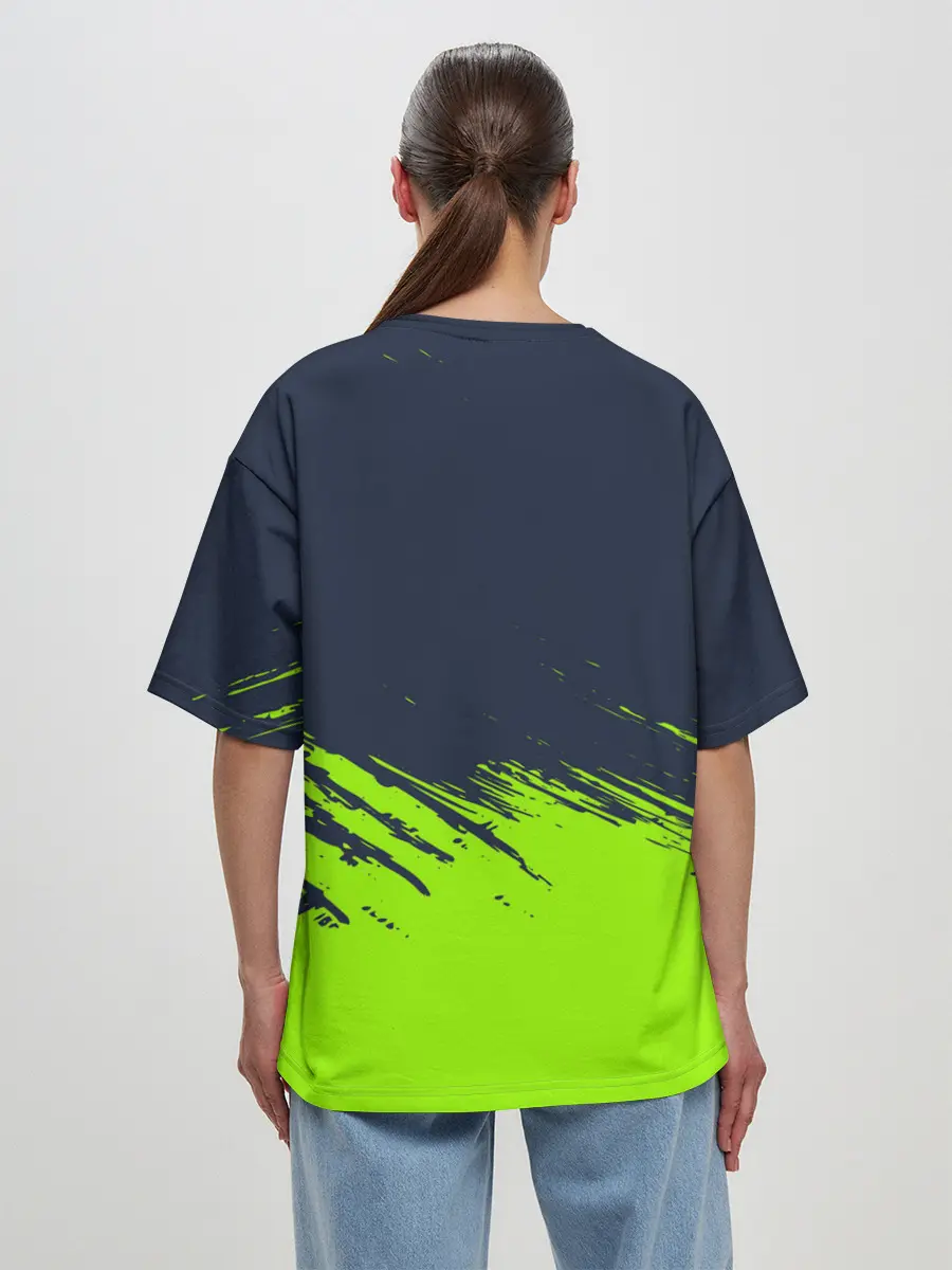 Женская футболка оверсайз / WARFRAME / ВАРФРЕЙМ