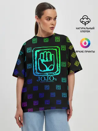 Женская футболка оверсайз / JoJo Bizarre Adventure