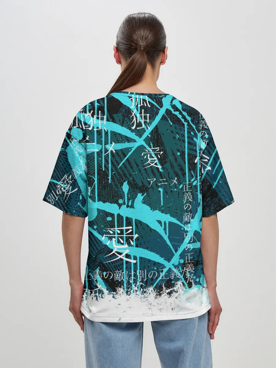 Женская футболка оверсайз / Тоторо