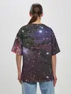 Женская футболка оверсайз / Галактика