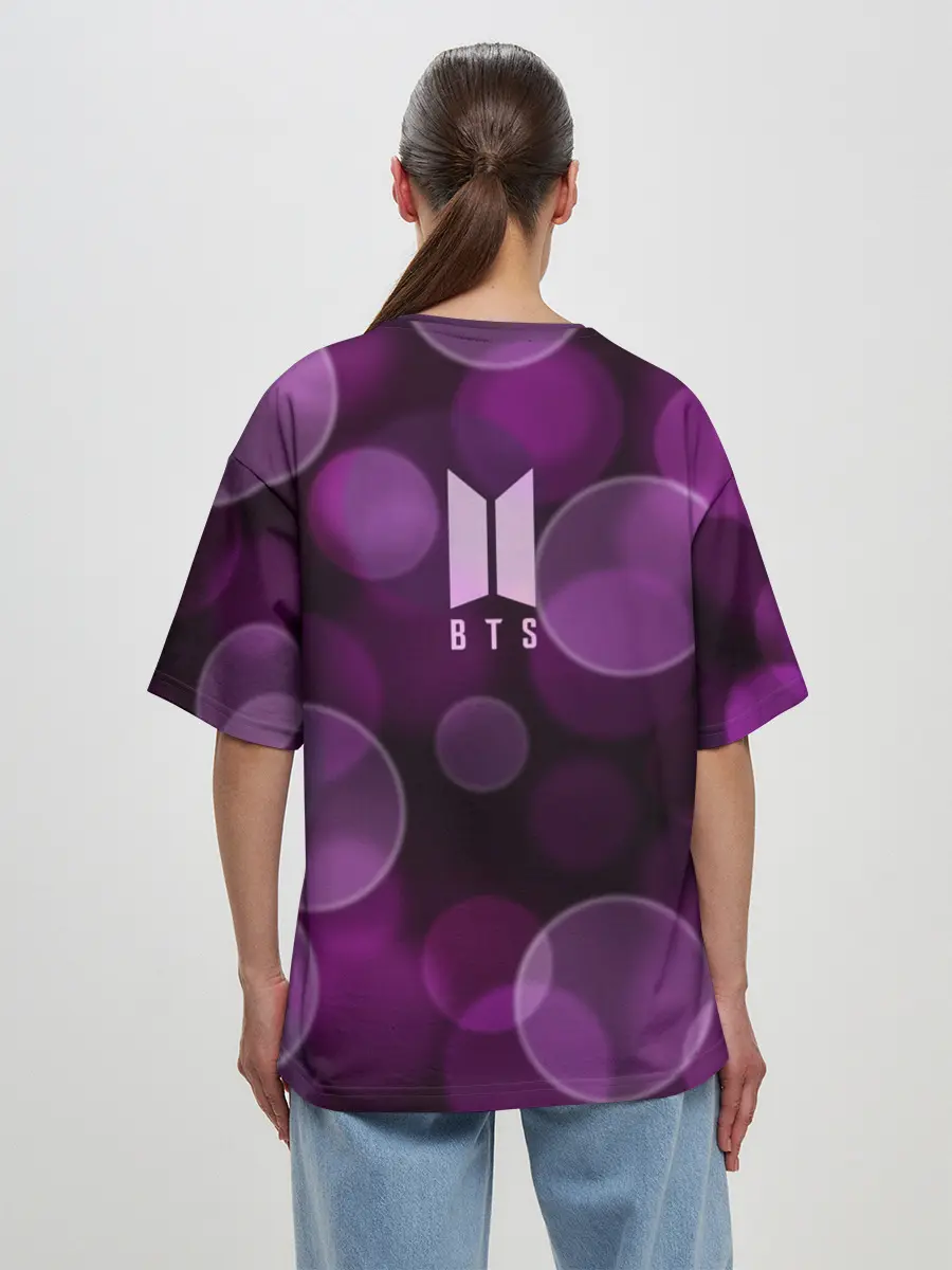 Женская футболка оверсайз / BTS