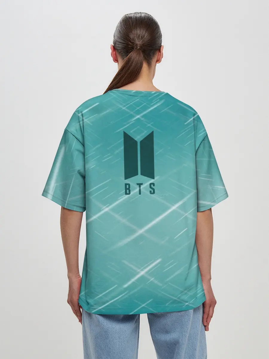 Женская футболка оверсайз / BTS