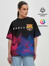 Женская футболка оверсайз / BARCELONA / БАРСЕЛОНА