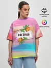 Женская футболка оверсайз / Евгения